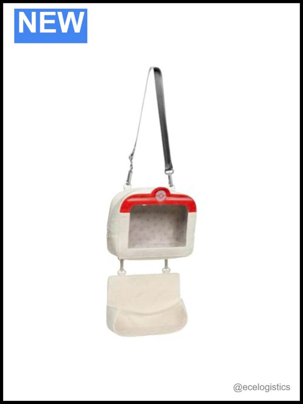 Pokemon Clear PVC Plush Showcase Satchel Handbag Wall Pocket